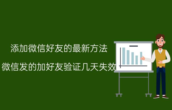 添加微信好友的最新方法 微信发的加好友验证几天失效？